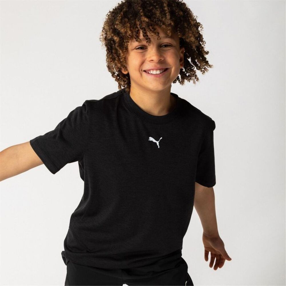 Puma Childrens/Kids Train All Day T-Shirt / Black